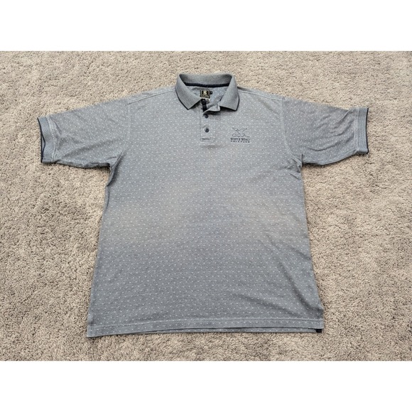 Gear For Sports Other - Vintage Gear For Sports Polo Shirt Mens‎ Large Gray Moisture Wicking Golf